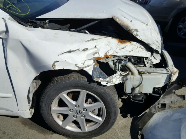 1HGCM66584A002426 - 2004 HONDA ACCORD EX WHITE photo 9