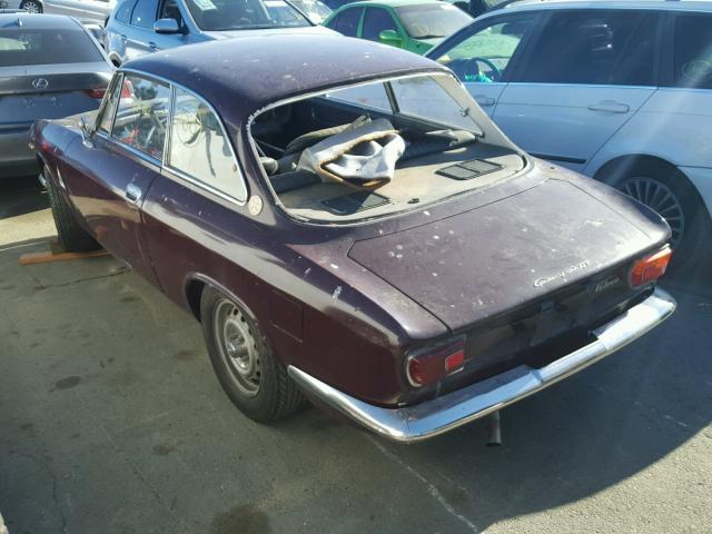 AR245696 - 1967 ALFA ROMEO GIULIA BURGUNDY photo 3