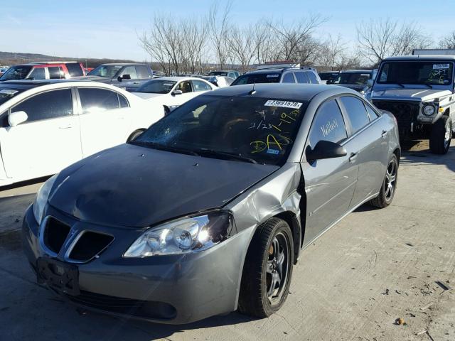 1G2ZG57B484214358 - 2008 PONTIAC G6 BASE GRAY photo 2