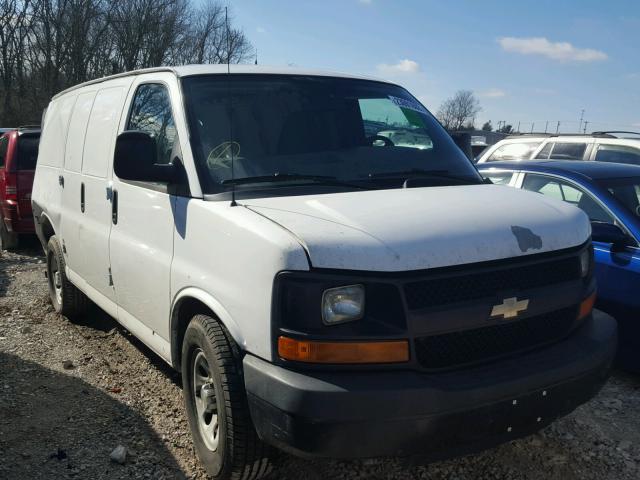 1GCSGAFX0C1119308 - 2012 CHEVROLET EXPRESS G1 WHITE photo 1