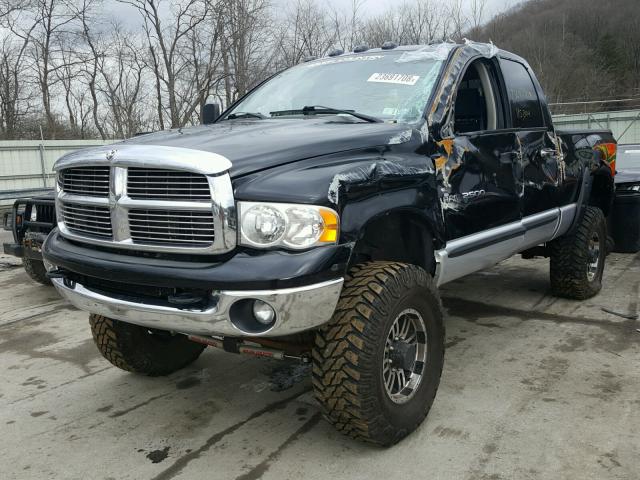 3D7KS28C05G808192 - 2005 DODGE RAM 2500 S BLACK photo 2