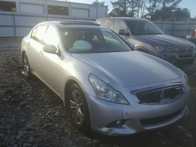 JN1DV6AP1CM700658 - 2012 INFINITI G25 BASE SILVER photo 1