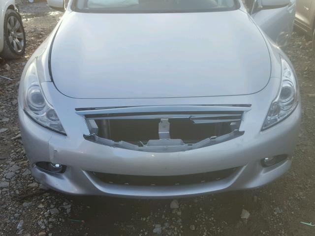 JN1DV6AP1CM700658 - 2012 INFINITI G25 BASE SILVER photo 9