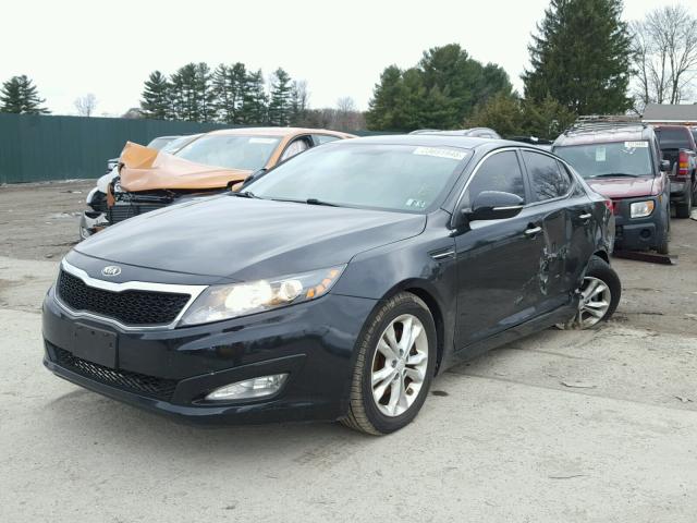 5XXGN4A75DG161760 - 2013 KIA OPTIMA EX BLACK photo 2