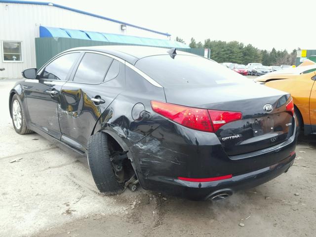 5XXGN4A75DG161760 - 2013 KIA OPTIMA EX BLACK photo 3