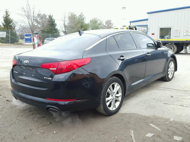 5XXGN4A75DG161760 - 2013 KIA OPTIMA EX BLACK photo 4