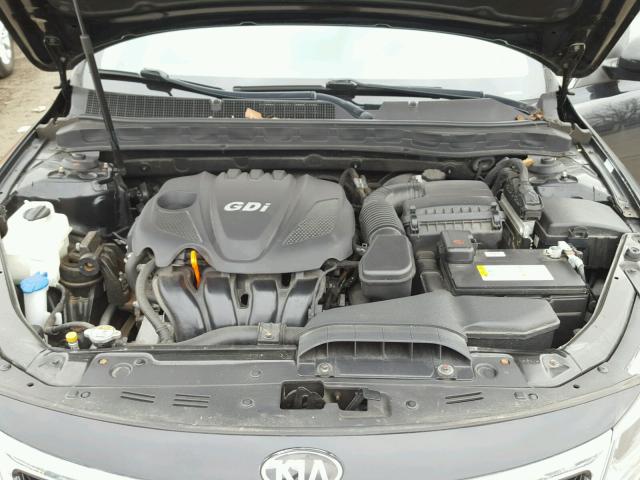 5XXGN4A75DG161760 - 2013 KIA OPTIMA EX BLACK photo 7