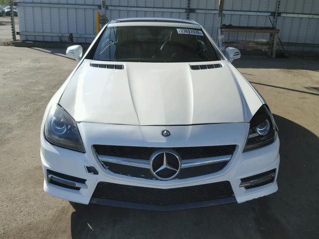 WDDPK4HA0FF097872 - 2015 MERCEDES-BENZ SLK 250 WHITE photo 9