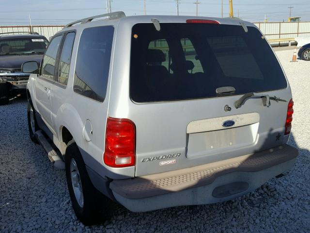 1FMYU60E42UB46978 - 2002 FORD EXPLORER S GRAY photo 3