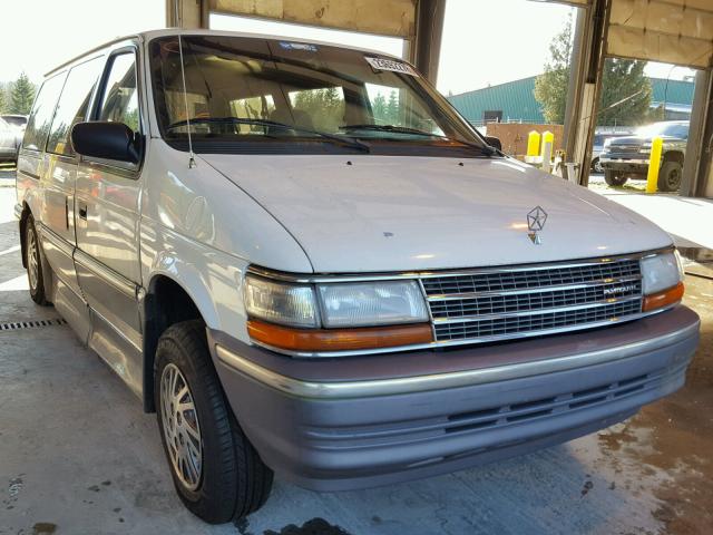 1P4GH54R2PX581477 - 1993 PLYMOUTH GRAND VOYA WHITE photo 1