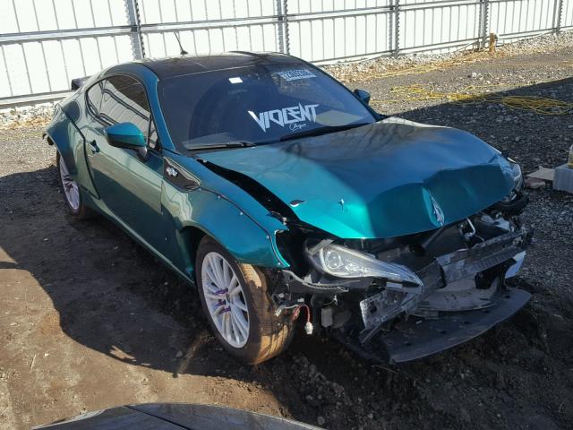 JF1ZNAA1XD1719445 - 2013 TOYOTA SCION FR-S მწვანე ფოტო 1