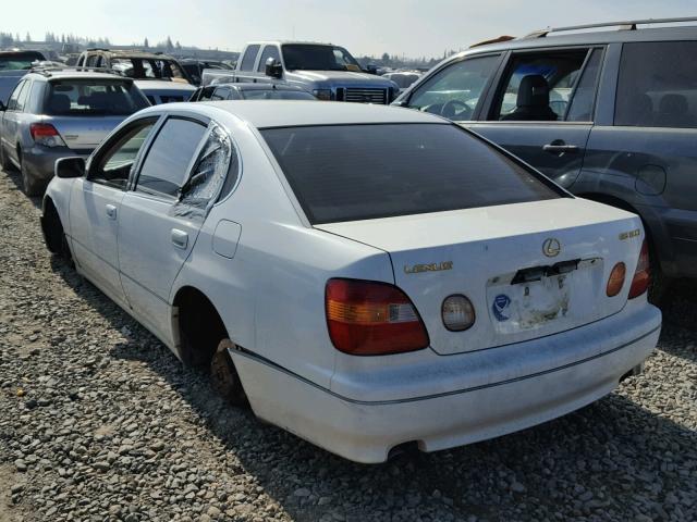 JT8BD68S5X0067479 - 1999 LEXUS GS 300 WHITE photo 3