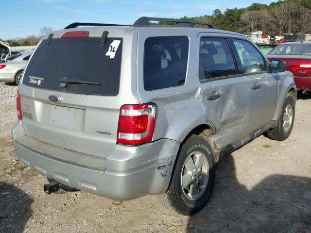 1FMCU93G99KC25349 - 2009 FORD ESCAPE XLT SILVER photo 4