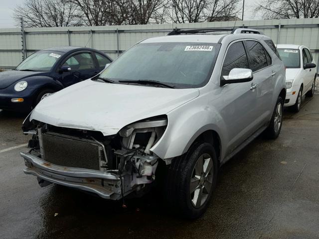 2GNFLGEK5C6100554 - 2012 CHEVROLET EQUINOX LT SILVER photo 2