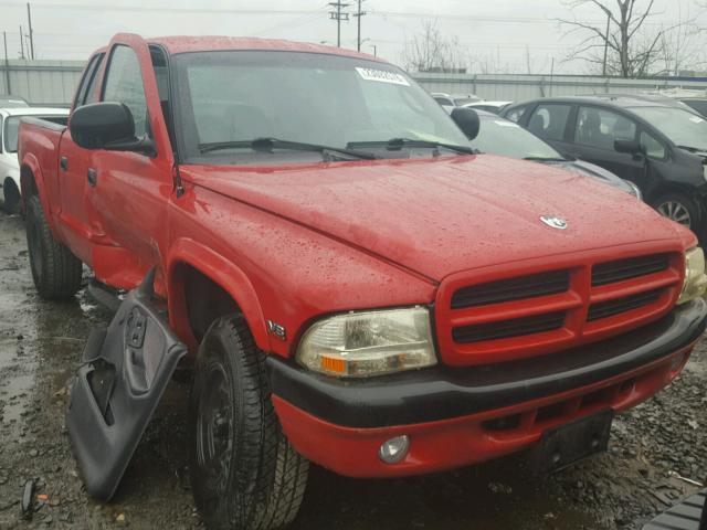 1B7HG2AZXYS736306 - 2000 DODGE DAKOTA QUA RED photo 1