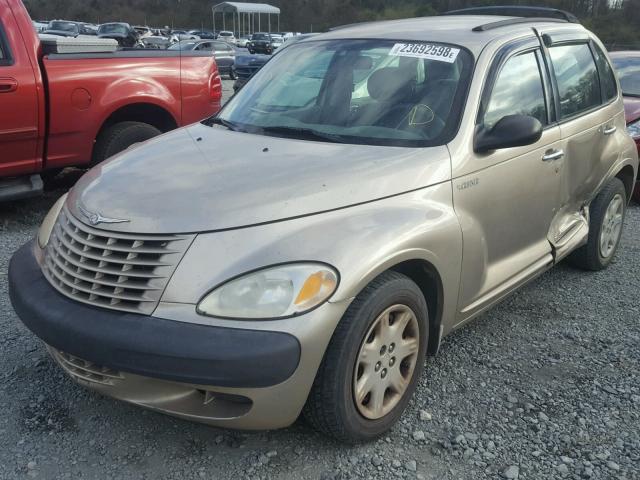 3C4FY48B02T280878 - 2002 CHRYSLER PT CRUISER GOLD photo 2