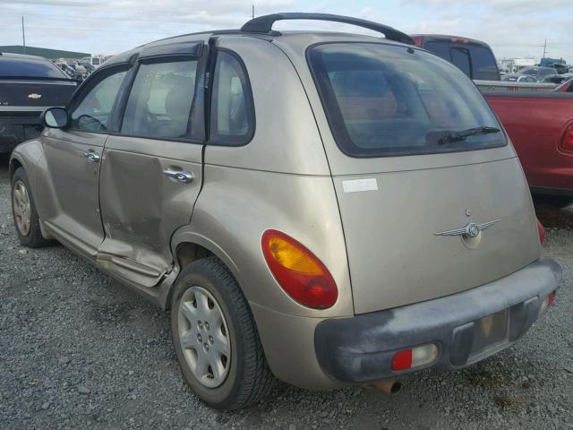 3C4FY48B02T280878 - 2002 CHRYSLER PT CRUISER GOLD photo 3