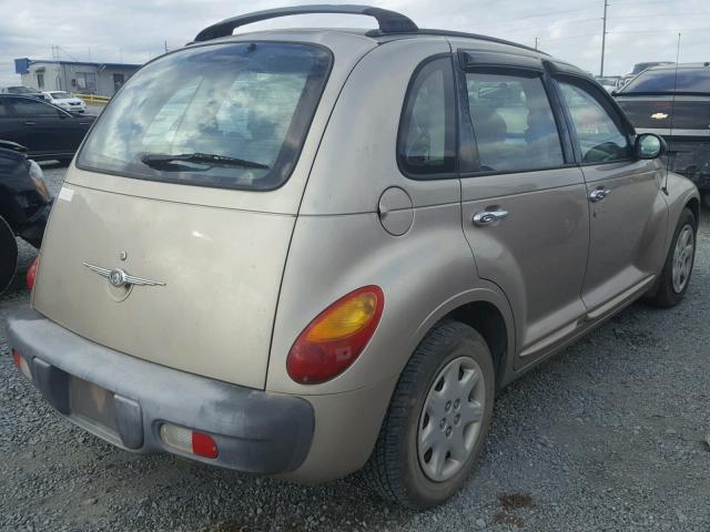 3C4FY48B02T280878 - 2002 CHRYSLER PT CRUISER GOLD photo 4