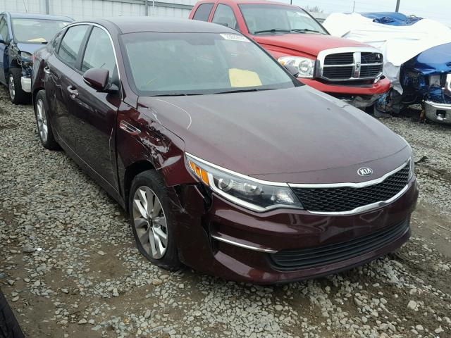 5XXGT4L39HG171150 - 2017 KIA OPTIMA LX BURGUNDY photo 1