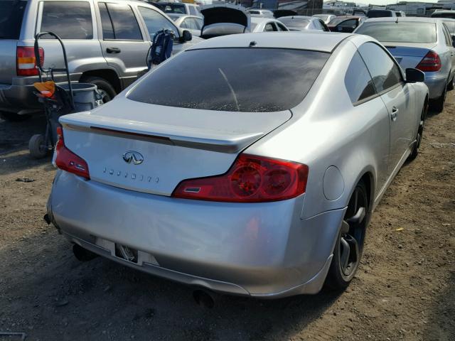 JNKCV54E96M714789 - 2006 INFINITI G35 SILVER photo 4