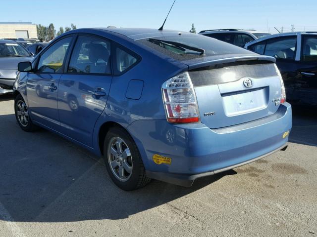 JTDKB20U467513561 - 2006 TOYOTA PRIUS BLUE photo 3