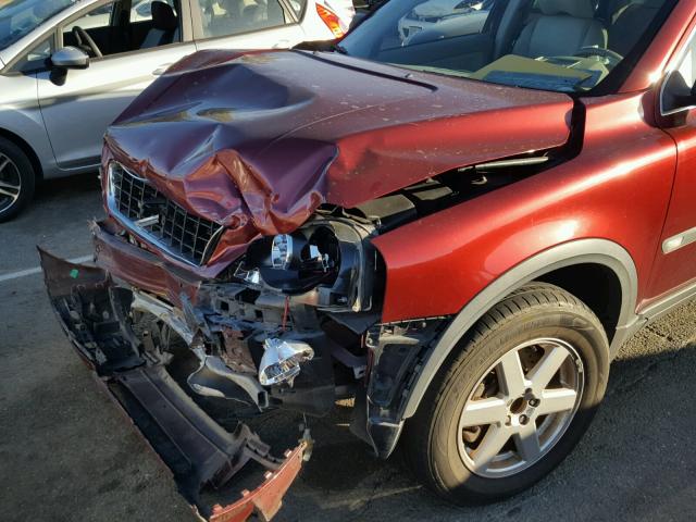 YV1CY592051191650 - 2005 VOLVO XC90 RED photo 9