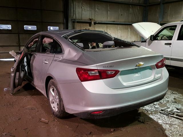 1G1ZB5ST9HF262106 - 2017 CHEVROLET MALIBU LS 银色 照片 3