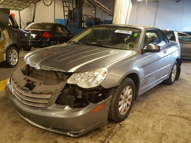 1C3LC45K78N218672 - 2008 CHRYSLER SEBRING GRAY photo 2