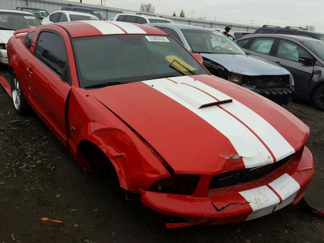 1ZVHT82H985175757 - 2008 FORD MUSTANG GT RED photo 1