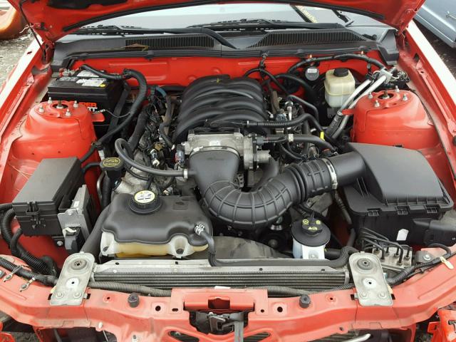 1ZVHT82H985175757 - 2008 FORD MUSTANG GT RED photo 7