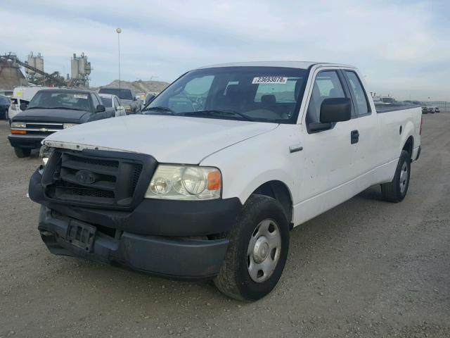 1FTVX125X5NB93526 - 2005 FORD F150 WHITE photo 2