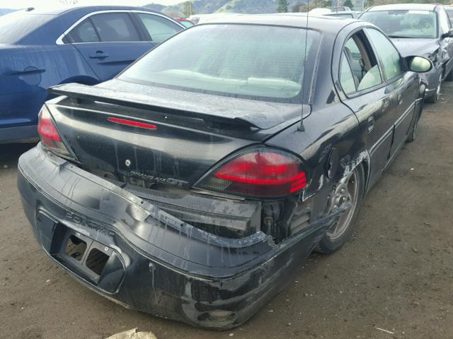 1G2NW52E64M669399 - 2004 PONTIAC GRAND AM G BLACK photo 4