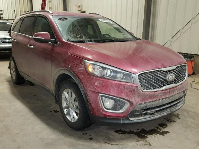 5XYPGDA30GG154867 - 2016 KIA SORENTO LX RED photo 1