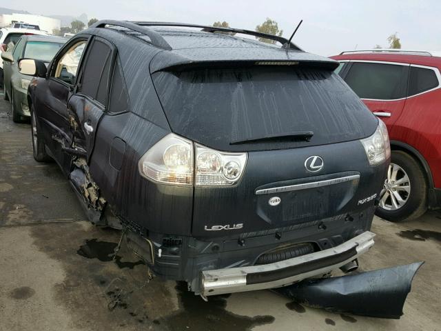 2T2HK31U18C058308 - 2008 LEXUS RX 350 BLACK photo 3