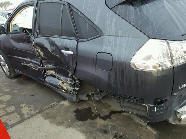 2T2HK31U18C058308 - 2008 LEXUS RX 350 BLACK photo 9