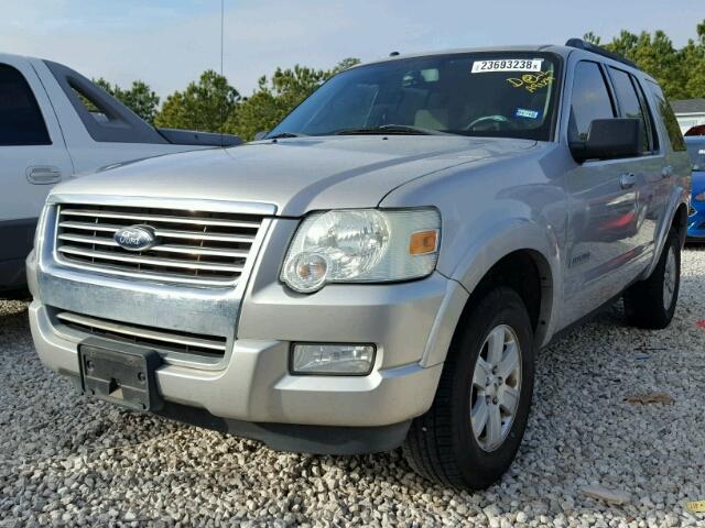 1FMEU63E98UA91239 - 2008 FORD EXPLORER X SILVER photo 2