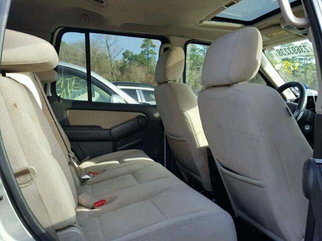 1FMEU63E98UA91239 - 2008 FORD EXPLORER X SILVER photo 6