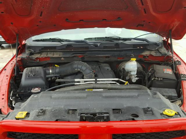 1C6RD6FTXCS246571 - 2012 DODGE RAM 1500 S RED photo 7