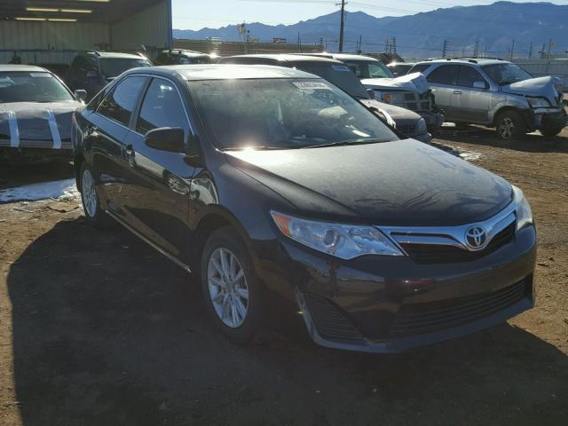 4T4BF1FK5CR165532 - 2012 TOYOTA CAMRY BASE BLACK photo 1