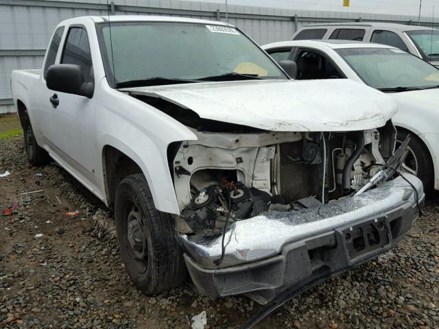 1GCCS199678165285 - 2007 CHEVROLET COLORADO WHITE photo 1