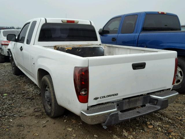 1GCCS199678165285 - 2007 CHEVROLET COLORADO WHITE photo 3