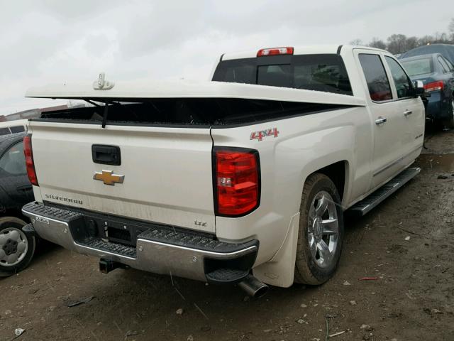 3GCUKSEC1FG267629 - 2015 CHEVROLET SILVERADO CREAM photo 4