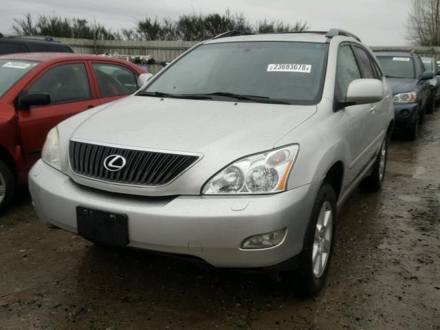 JTJHA31U140052582 - 2004 LEXUS RX 330 SILVER photo 2