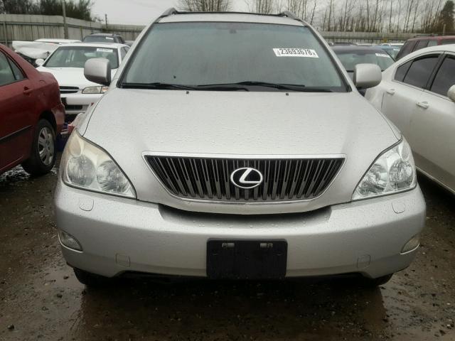 JTJHA31U140052582 - 2004 LEXUS RX 330 SILVER photo 9