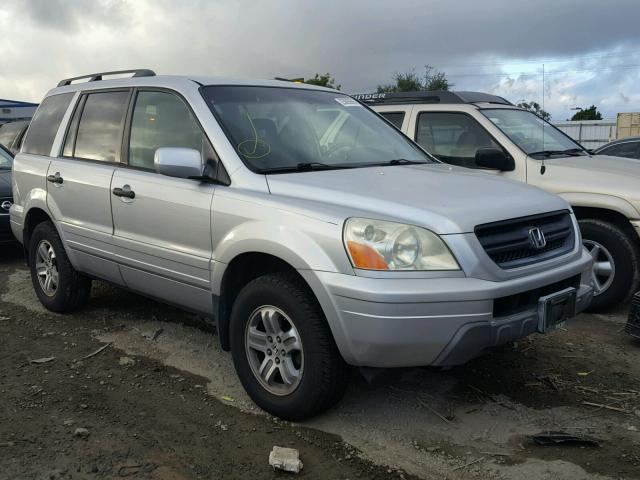 2HKYF18485H538681 - 2005 HONDA PILOT EX SILVER photo 1