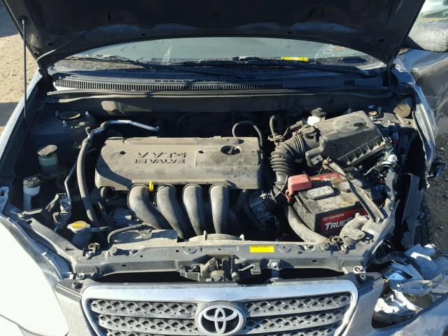 2T1BR32E77C804451 - 2007 TOYOTA COROLLA CE GRAY photo 7