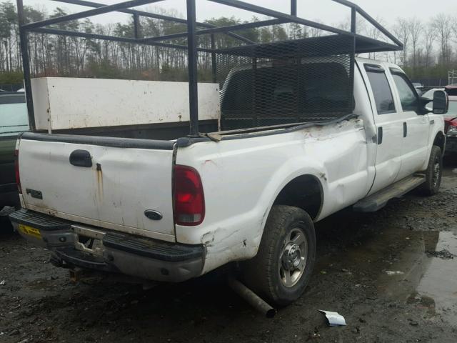 1FTWW31527EA51999 - 2007 FORD F350 SRW S WHITE photo 4