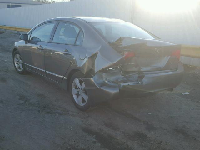 2HGFA16856H512126 - 2006 HONDA CIVIC EX ნაცრისფერი ფოტო 3