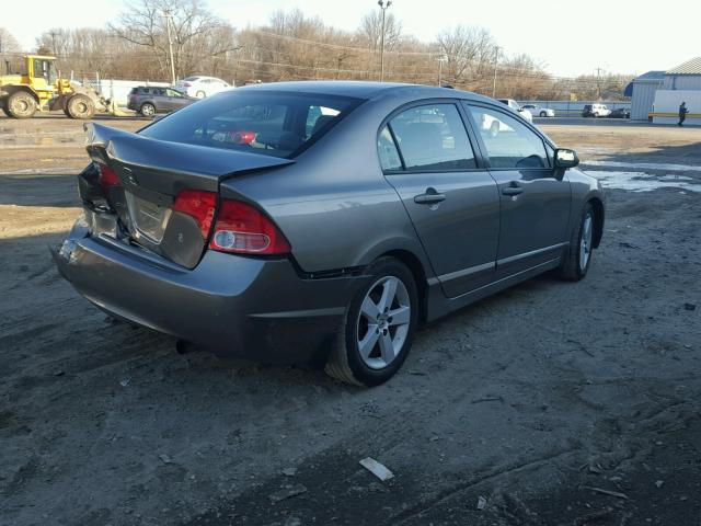 2HGFA16856H512126 - 2006 HONDA CIVIC EX ნაცრისფერი ფოტო 4