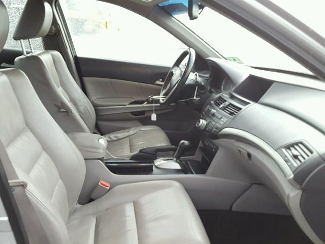 1HGCP3F85AA012343 - 2010 HONDA ACCORD EXL SILVER photo 5